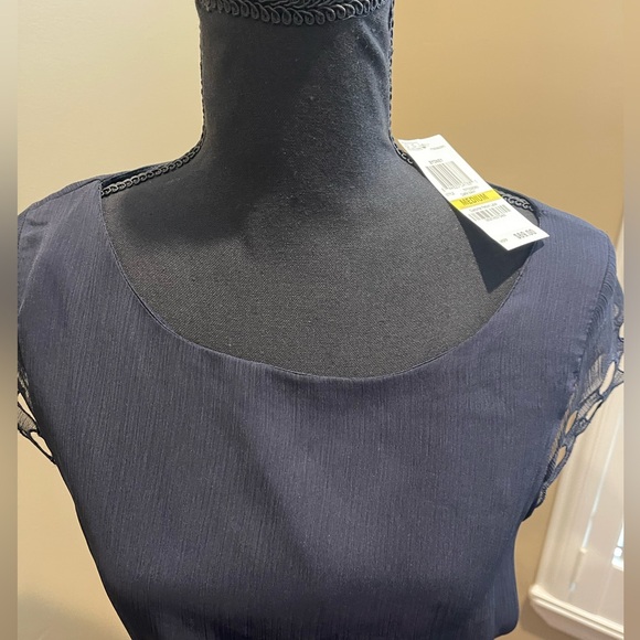 Bar III Above Knee Cutout Dress - Medium - Dark Navy - NWT - Picture 5 of 8